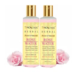 DRONTIKA Set Of 2 Pure & Natural Rose Water - 200 ml Each image 1