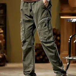 R.Code by The Roadster Life Co. Men High-Rise Regular Fit Cotton Trousers-image-41