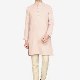 THE KURTA COMPANY Men Thread Work Kurta-picture-15