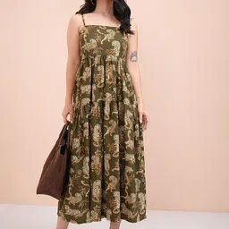 ESPYR By Tokyo Talkies Women Animal Printed Fit & Flare Midi Dress-picture-21
