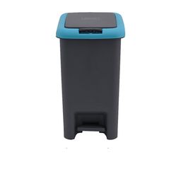 Kuber Industries Grey & Brown 6 Pieces Pedal Dustbins 7L Each-image-44