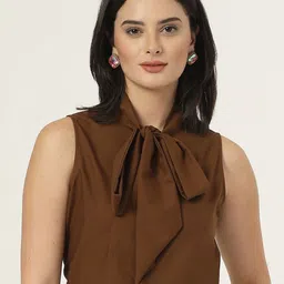 Style Quotient Tie-Up Neck Top-picture-42