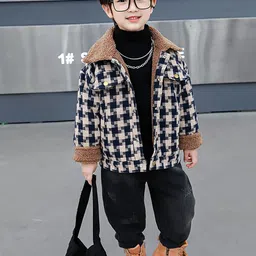 StyleCast x Revolte Boys Longline Outdoor Open Front Jacket-15
