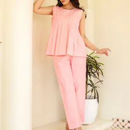 GULABOSITABO Solid Round Neck Cotton Top-picture-20