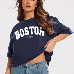 Leotude Typography Printed Drop Shoulder Sleeves Oversized T-shirt-image-89