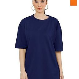 NOTWILD Women Pack Of 2 Solid Round Neck Cotton Oversized T-shirts-image-69