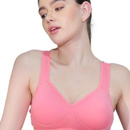 BODYSIZE Gym Heavily Padded High Support Wire Free Cotton Sports Bra-image-60