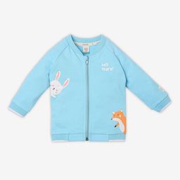 Ed-a-Mamma Baby Unisex Kids Open Front Jacket with Embroidered-image-36