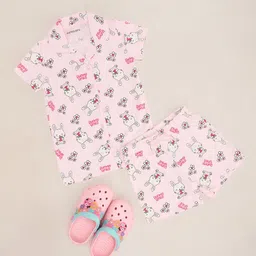 Pantaloons Junior Girls Printed Night suit-26
