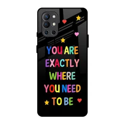 QRIOH Typography Printed OnePlus 9R Back Case Mobile Accessories-picture-12