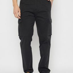 Duke Men Mid-Rise Regular Fit Cargos Trousers-image-88