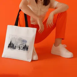 ARTBUG Unisex Graphic Printed Two Handles Regular Tote Bag-0