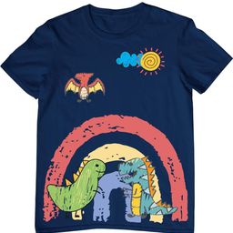 TeeSlix Unisex Navy Blue Tshirts-50