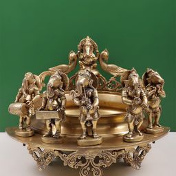 Exotic India Textured Pooja Urli-picture-27