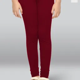 LYRA Girls Pack Of 2 Cotton Ankle-Length Leggings-image-67