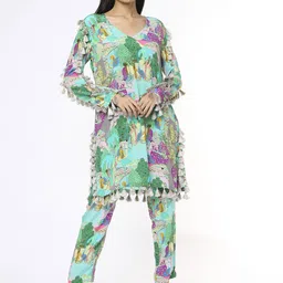 PS PRET BY PAYAL SINGHAL Printed Tunic With Trousers-image-54