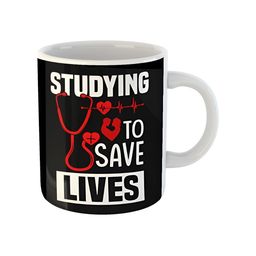 ARTBUG White Printed Ceramic Glossy Core Set of Cups and Mugs image 4