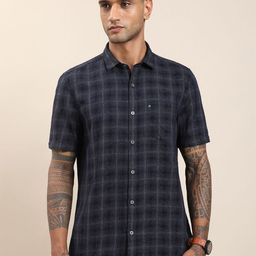 Turtle Relaxed Checked Pure Cotton Slim Fit Casual Shirt-picture-29
