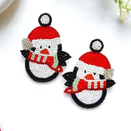 Crunchy Fashion Artificial Beads Beaded Quirky Drop Earrings-4