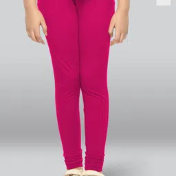 LYRA Girls Pack Of 2 Cotton Ankle-Length Leggings-image-68