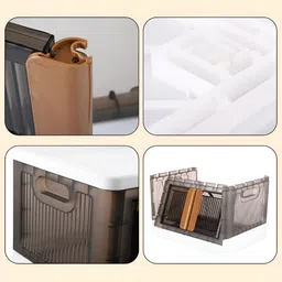 Myntra Elegant Homes Black Set of 4 Regular Drawer Organiser Organisers image 2