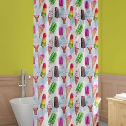 ArtzFolio Single Piece Waterproof Polyester Shower Curtain-image-72