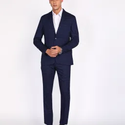 Men 2 PC Suit Checkered Suit-image-68
