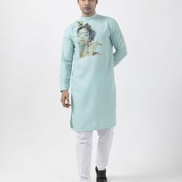 DEVOILER Men Ethnic Motifs Printed Kurta-picture-39
