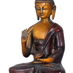 Exotic India Brown Buddha Idol Showpiece-image-94
