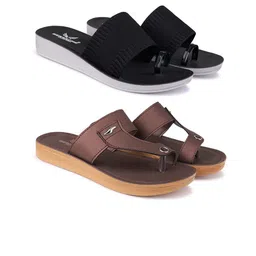 BERSACHE Pack Of 2 Women Casual One-Toe Flats-picture-53