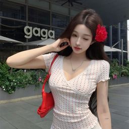 StyleCast x Revolte Women Polka Dot Print Top-picture-1