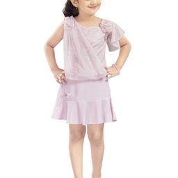 Lei-Chie Girls Printed Top with Skirt-image-52