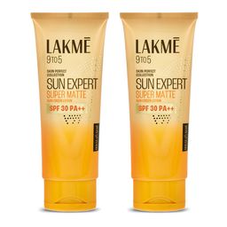 Lakme Set of 2 Matte Sunscreen SPF 30 PA++ Niacinamide with UVA/B Protection - 100 ml each-10