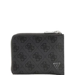 GUESS Men Geometric Printed Leather Zip Around Wallet-image-14