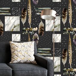 ArtzFolio Printed UV-Resistant Anti-Bacterial Abstract Doodle Peel & Stick Wallpaper-image-39