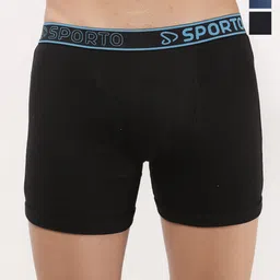 Sporto by Macho Men Pack Of 3 Soft Long TrunksSprto_M1030-B(1)-Dnm(1)-N(1)-S-picture-39