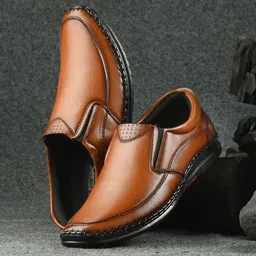 BUCIK Men Formal Slip On Shoes-image-13