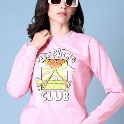 V-Mart Women Cotton Printed Sweatshirt-picture-3