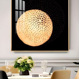 THE NEXT DECOR Black & YellowAbstract Painting Square Wall Art-image-58