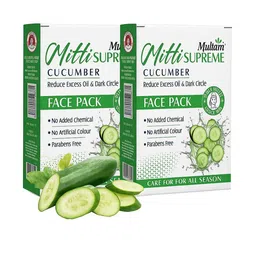 Multani Set Of 2 Mitti Supreme Cucumber Face Pack - 100 g Each-picture-47