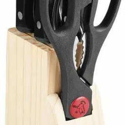 6 Pc Stainless Steel Knife Set Shears Kitchen Tool-13
