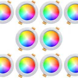 9W 3-in-1 LED Ceiling Color Changing Light (Red/Blue/Pink, Pack of 10) Ceiling Light Ceiling Lamp-21