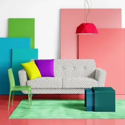 artzfolio AZ5008367SOF_FB_RF_R-SP_D56^80_VL Abstract Geometric Pattern D21 Velvet Sofa Fabric Sofa Fabric image 3
