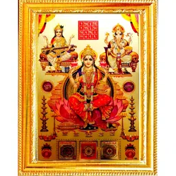 SUNINOW Gold-Toned & Red 1 Pieces Wood Wall Photo Frames-image-18