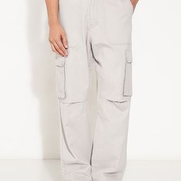 7 Alt by Pantaloons Men Mid-Rise Pure Cotton Loose Fit Cargos Trousers-picture-13