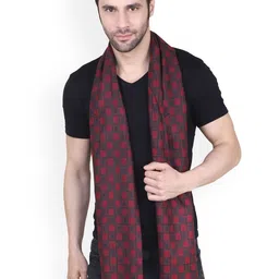 Cazzano Men Checked Merino Wool Mufflers-image-76