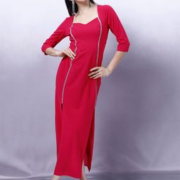 Shally Bhasin by Athena Embellished Scuba Maxi Dress-image-15