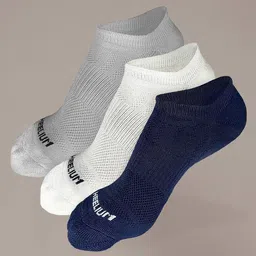 Heelium Men Pack Of 3 Printed Ankle Length Ultra-Soft, Thin & Breathable Socks-image-100