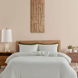 HOMEMONDE Grey 210 TC Cotton Double Duvet Cover-picture-23