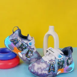 BAESD Kids Printed Sneakers With LED-image-24